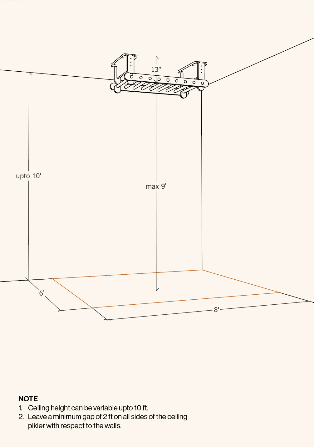 Bloon Ceiling Pikler Jungle Gym - Image 7