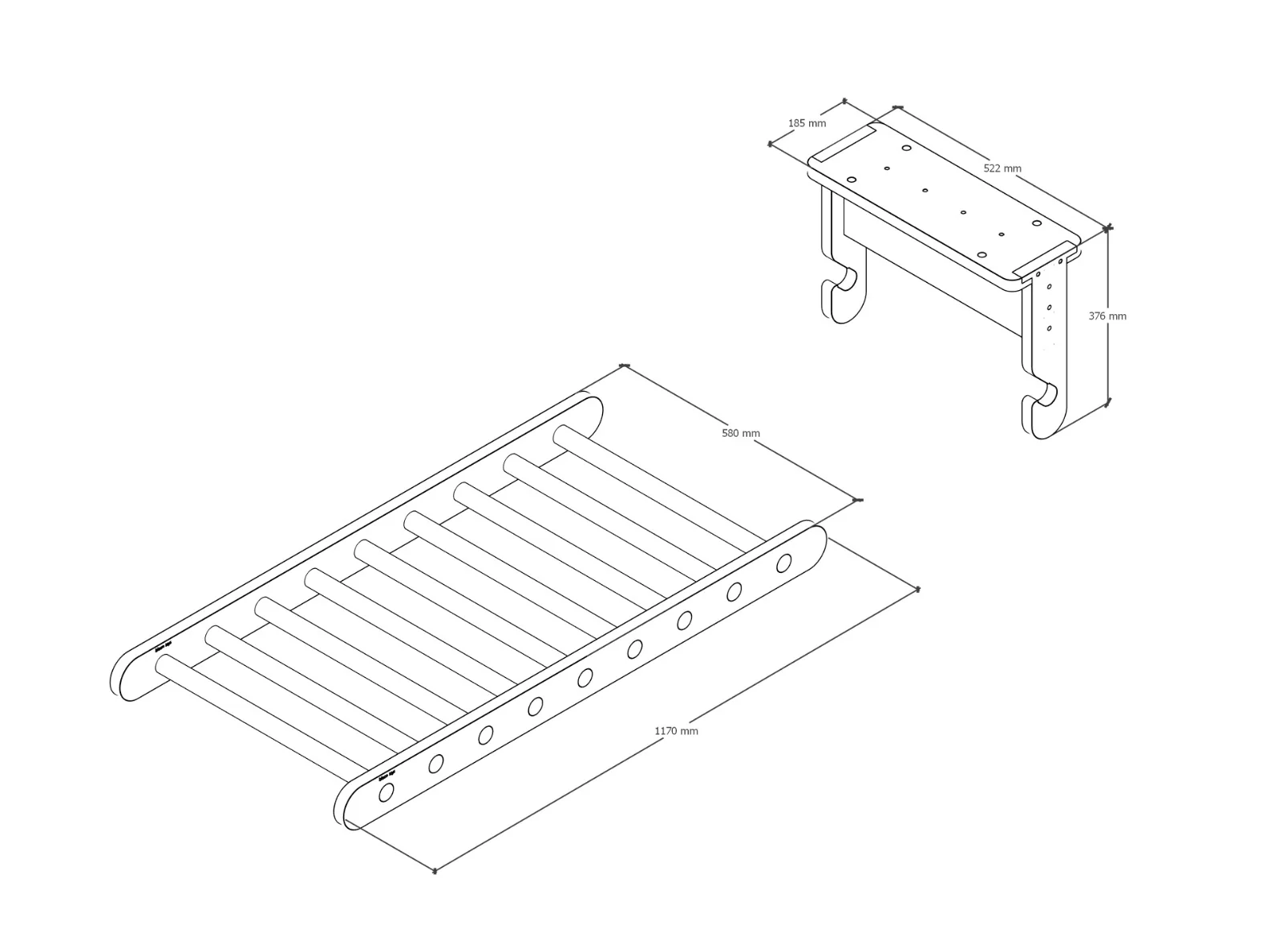 Aerial Set | Ceiling Pikler Jungle Gym - Image 12