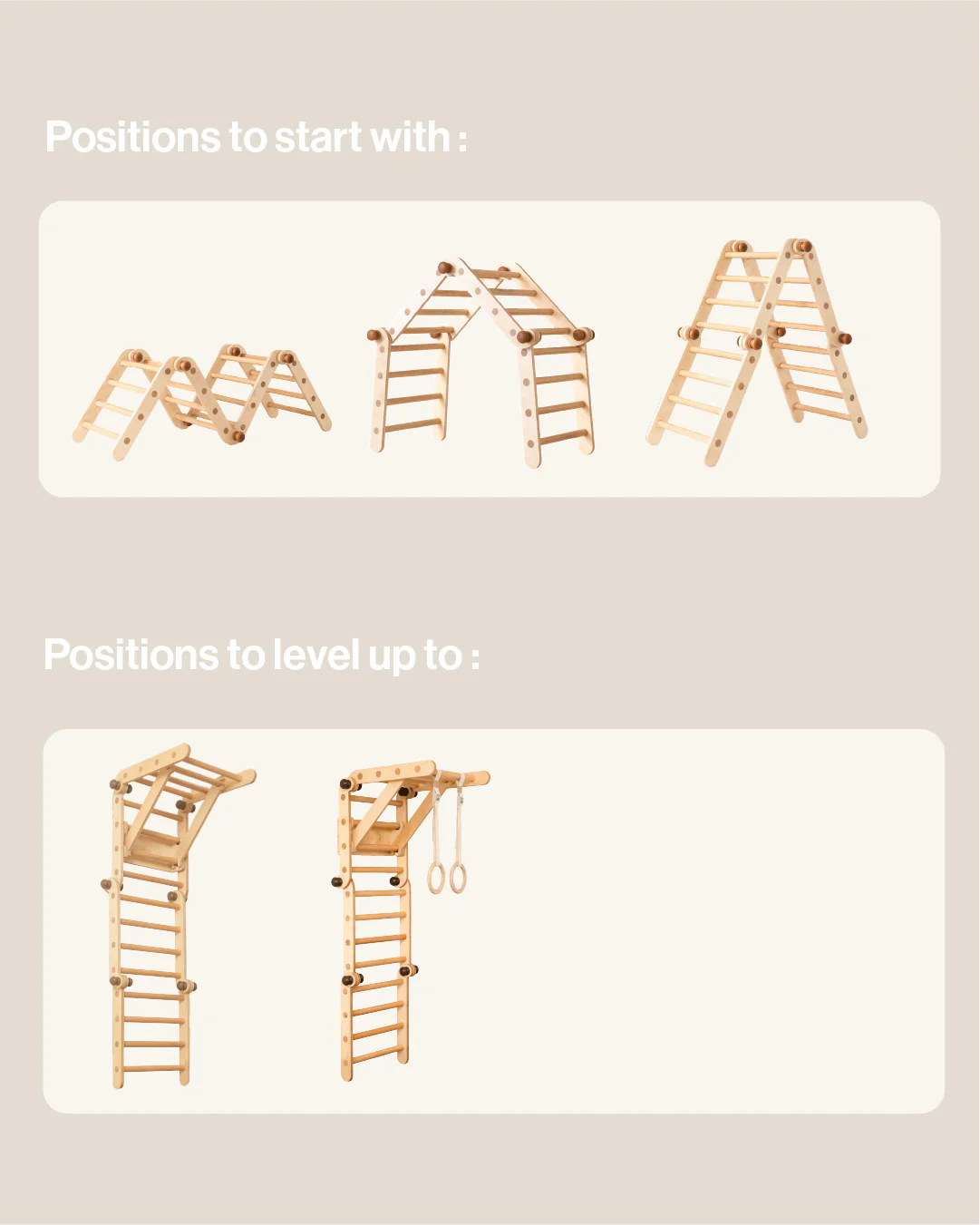Growing Set Level 1 | Pikler Jungle Gym - Image 3