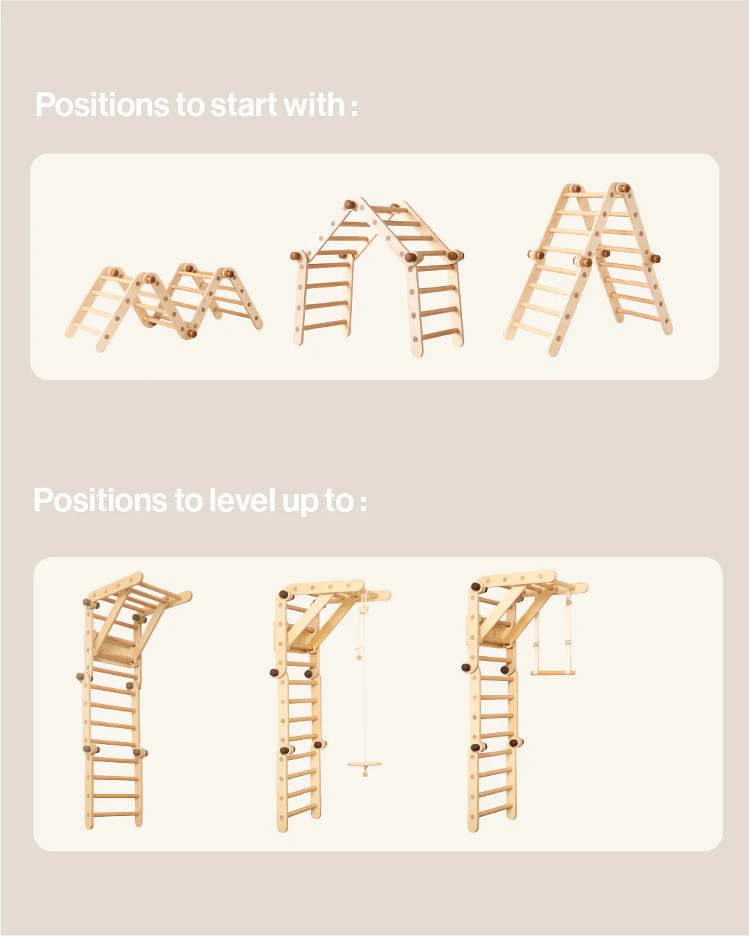 Growing Set Level 2 | Pikler Jungle Gym - Image 3