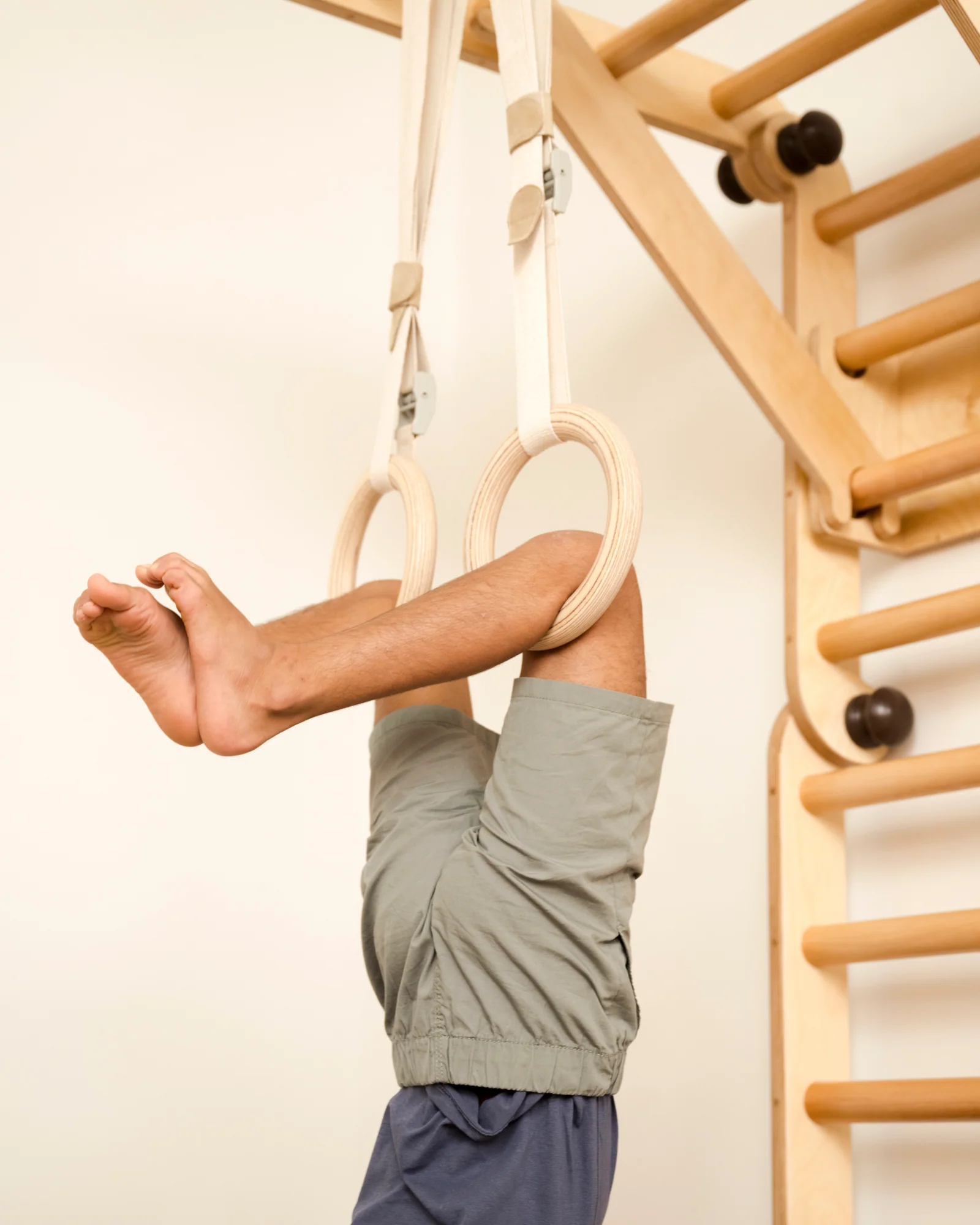 Gymnastic Rings or “Roman” Rings Attachment for Transformable Pikler Triangle - Image 6