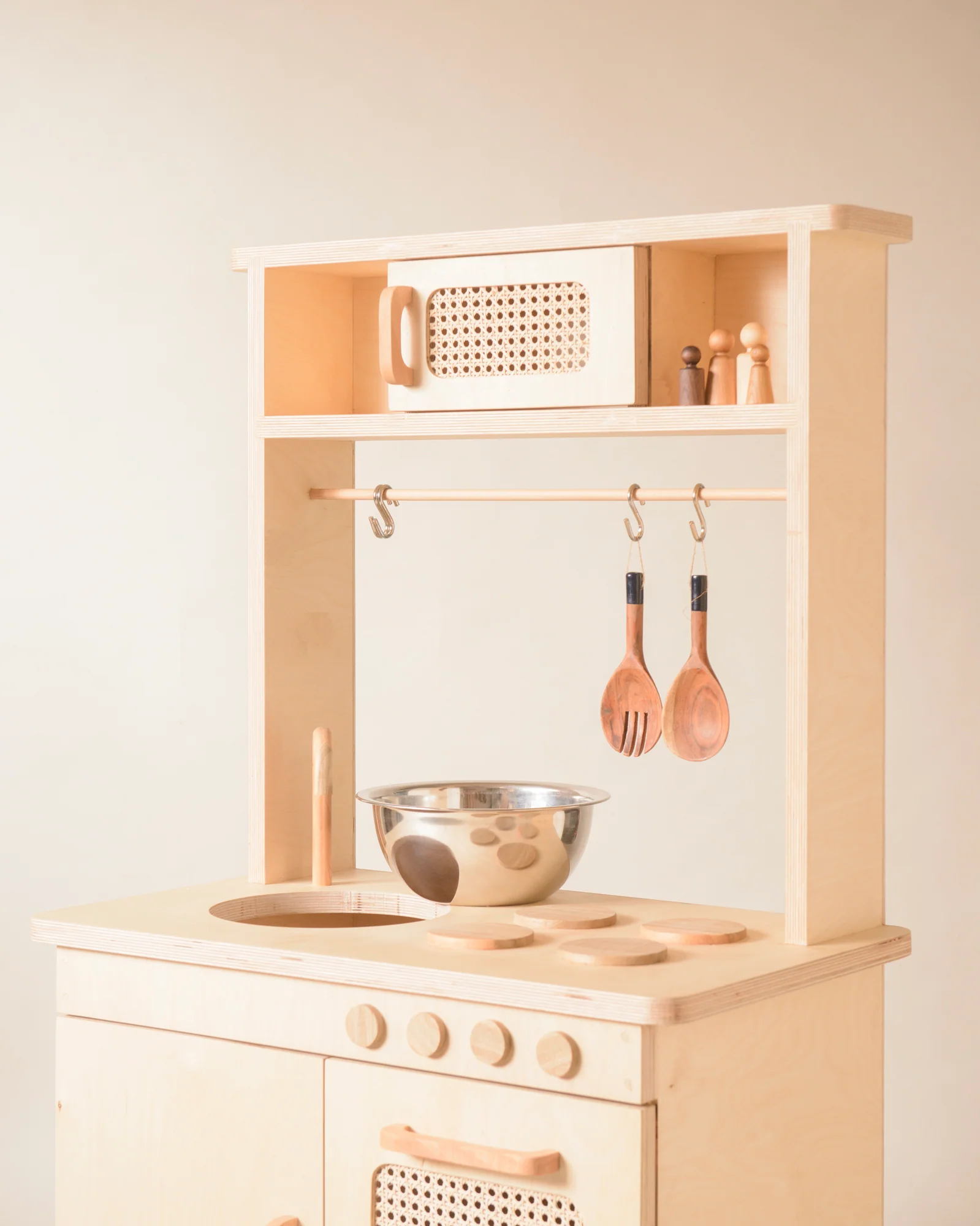 Wooden Kitchen Set for Pretend Play - Image 5